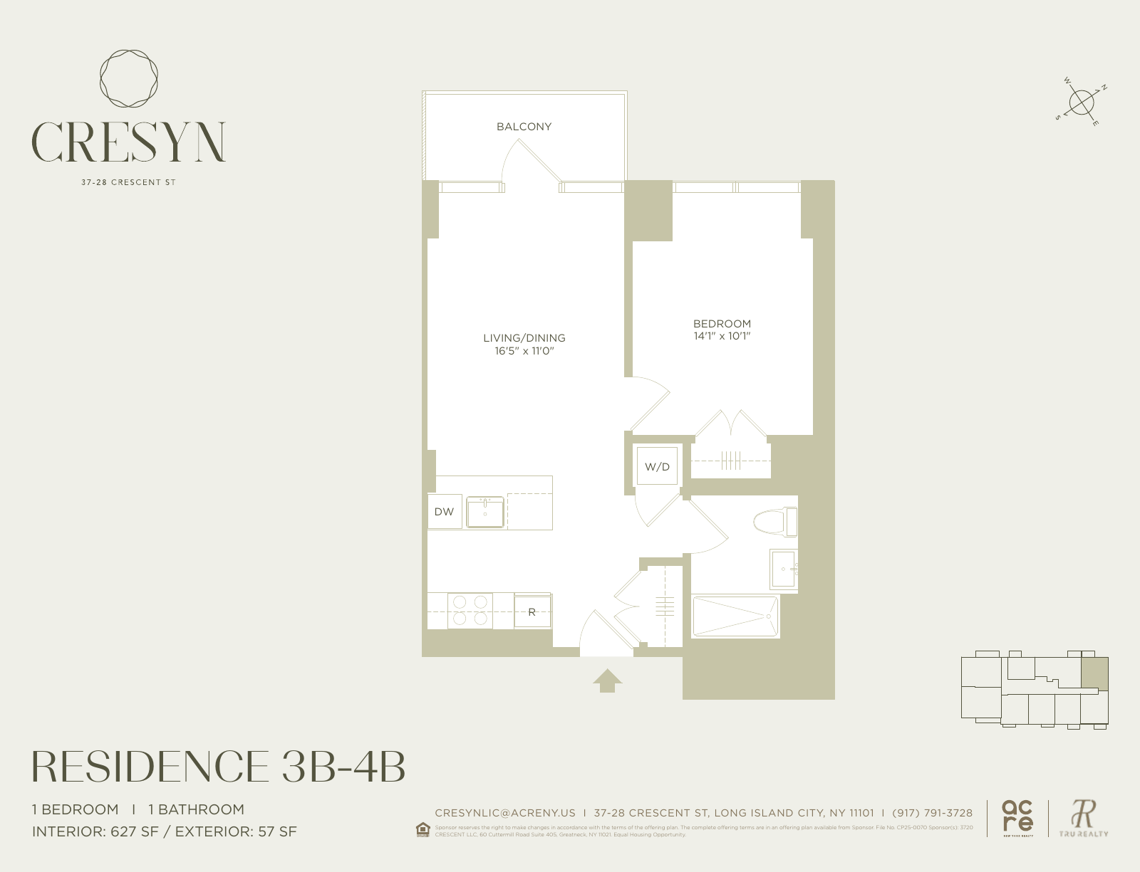 Residence 4B floor plan